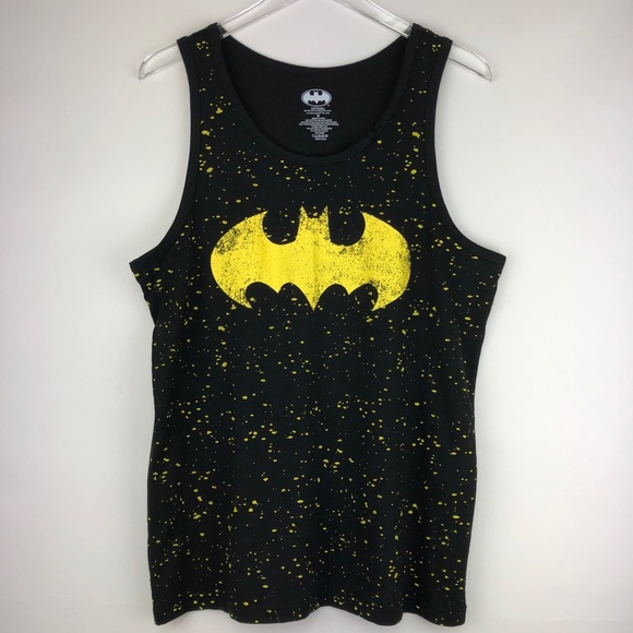 Disney Other - Batman | Men tank top black and yellow Batman sign